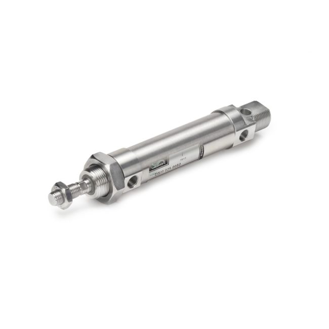 ISO 6432 stainless steel cylinders DSM series for aggressive environments